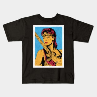 RED SONJA (Pop Art) Kids T-Shirt